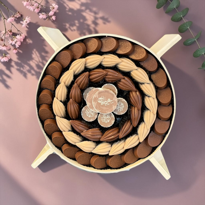 Acrylic Wood Stand with Assorted Chocolate | E111