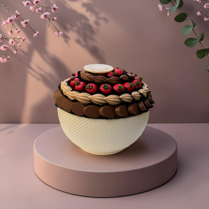 Porcelain Platter with Assorted Chocolate | E109