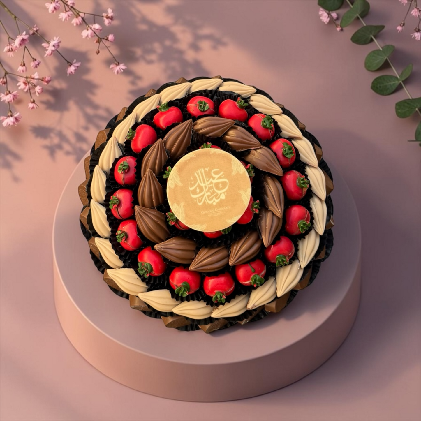 Porcelain Platter with Assorted Chocolate | E109