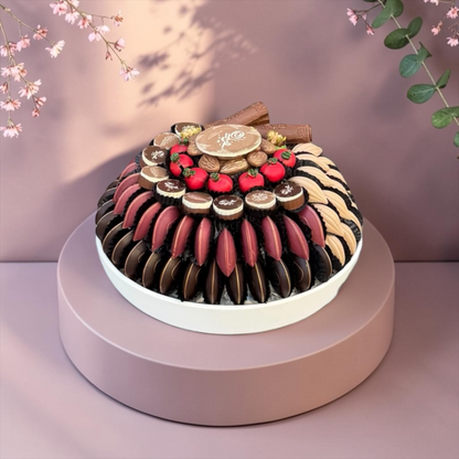 Porcelain Platter with Assorted Chocolate | E107