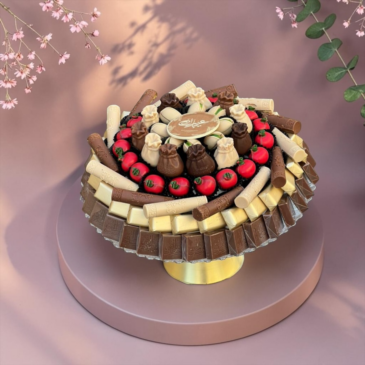 Crystal Platter with Assorted Chocolate | E104
