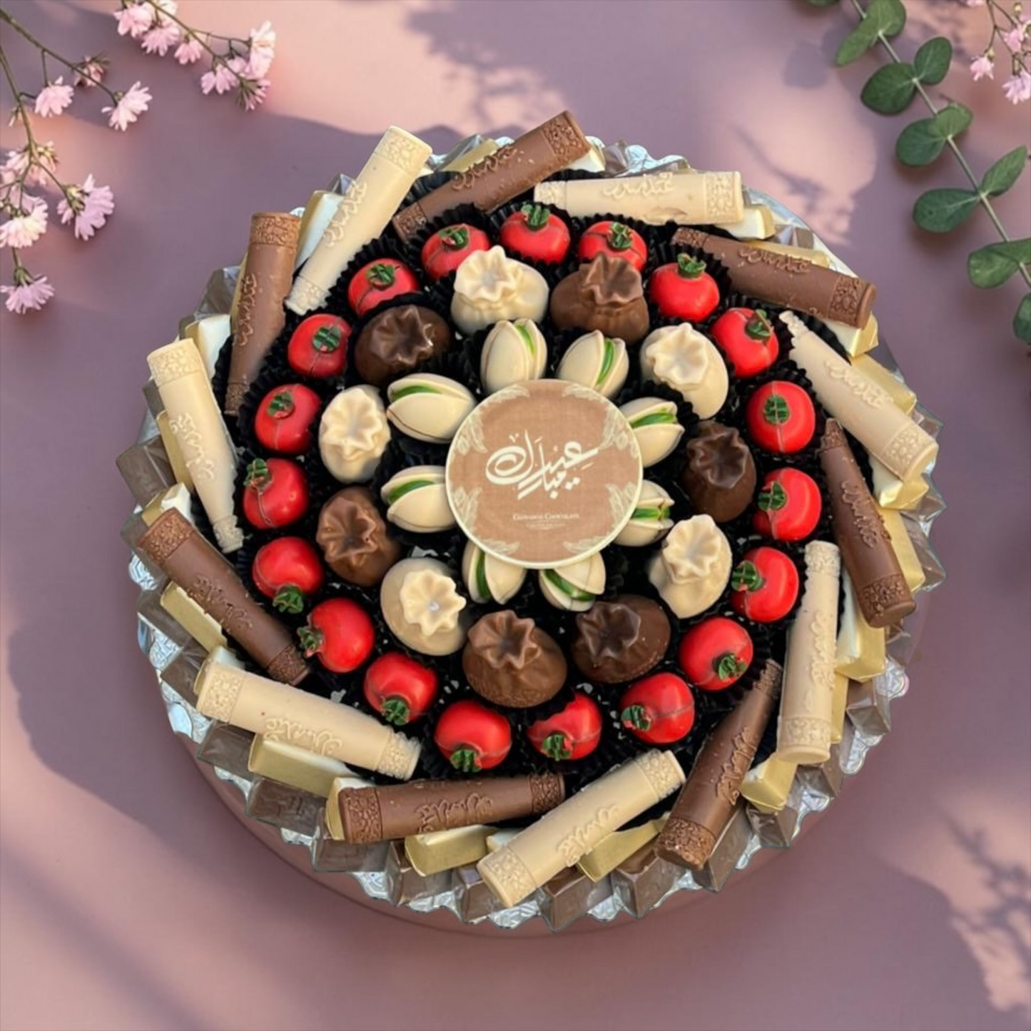Crystal Platter with Assorted Chocolate | E104