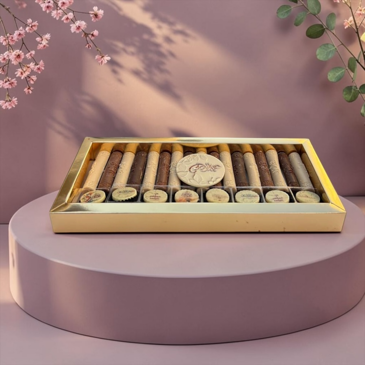 Cigar & Round Chocolate Box 650g | E121