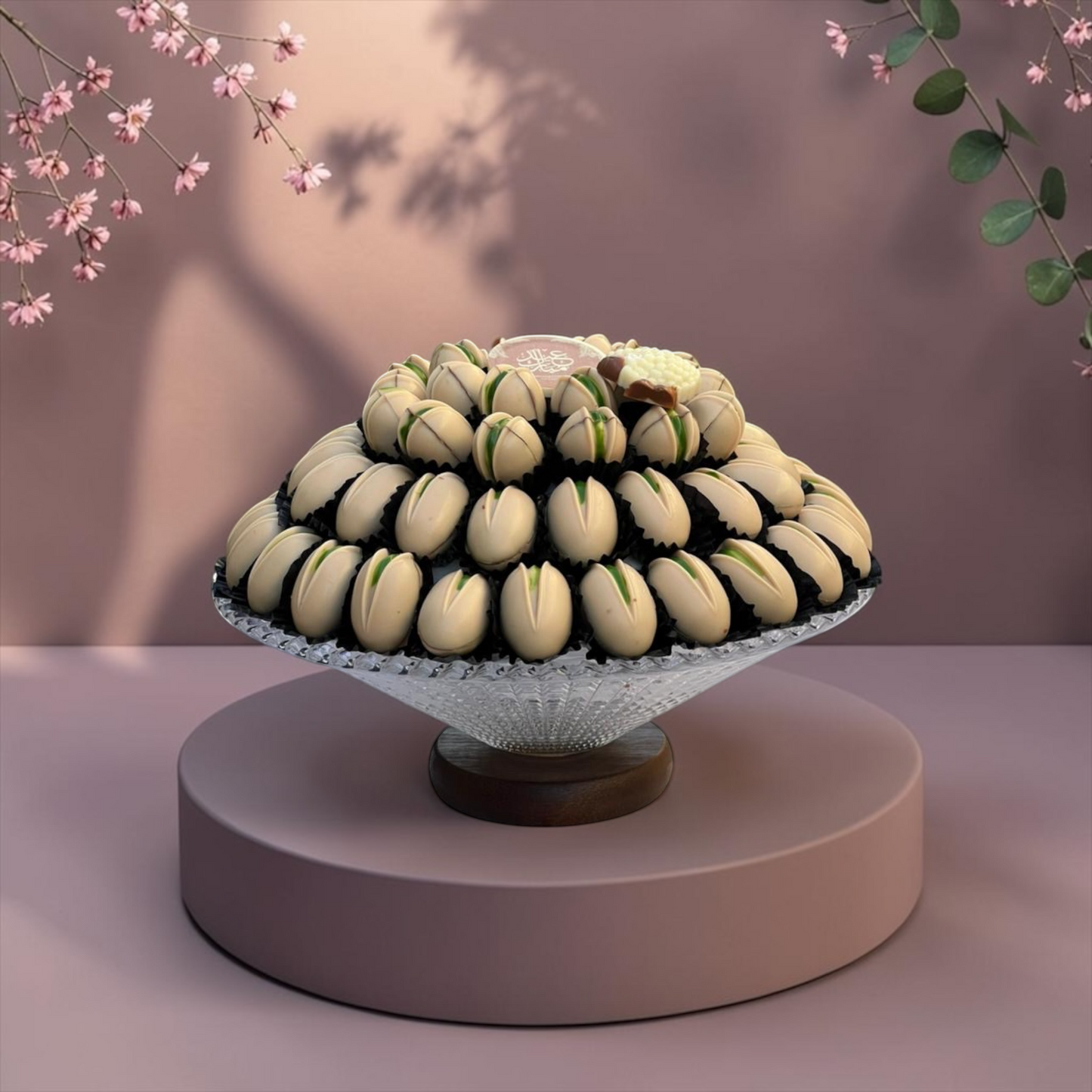 Crystal Pistachio Chocolate Bowl 900g | E125