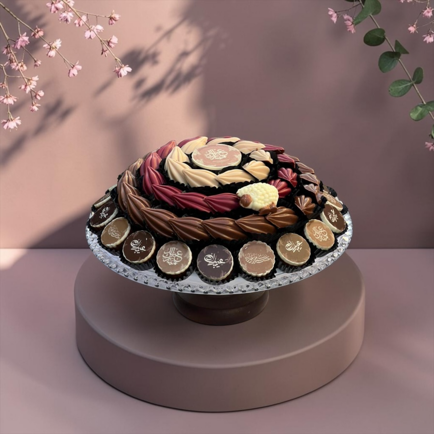 Crystal Assorted Chocolate Bowl 750g | E129