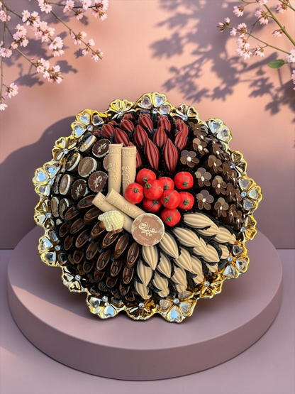 Ceramic Platter with Assorted Chocolate | EO153