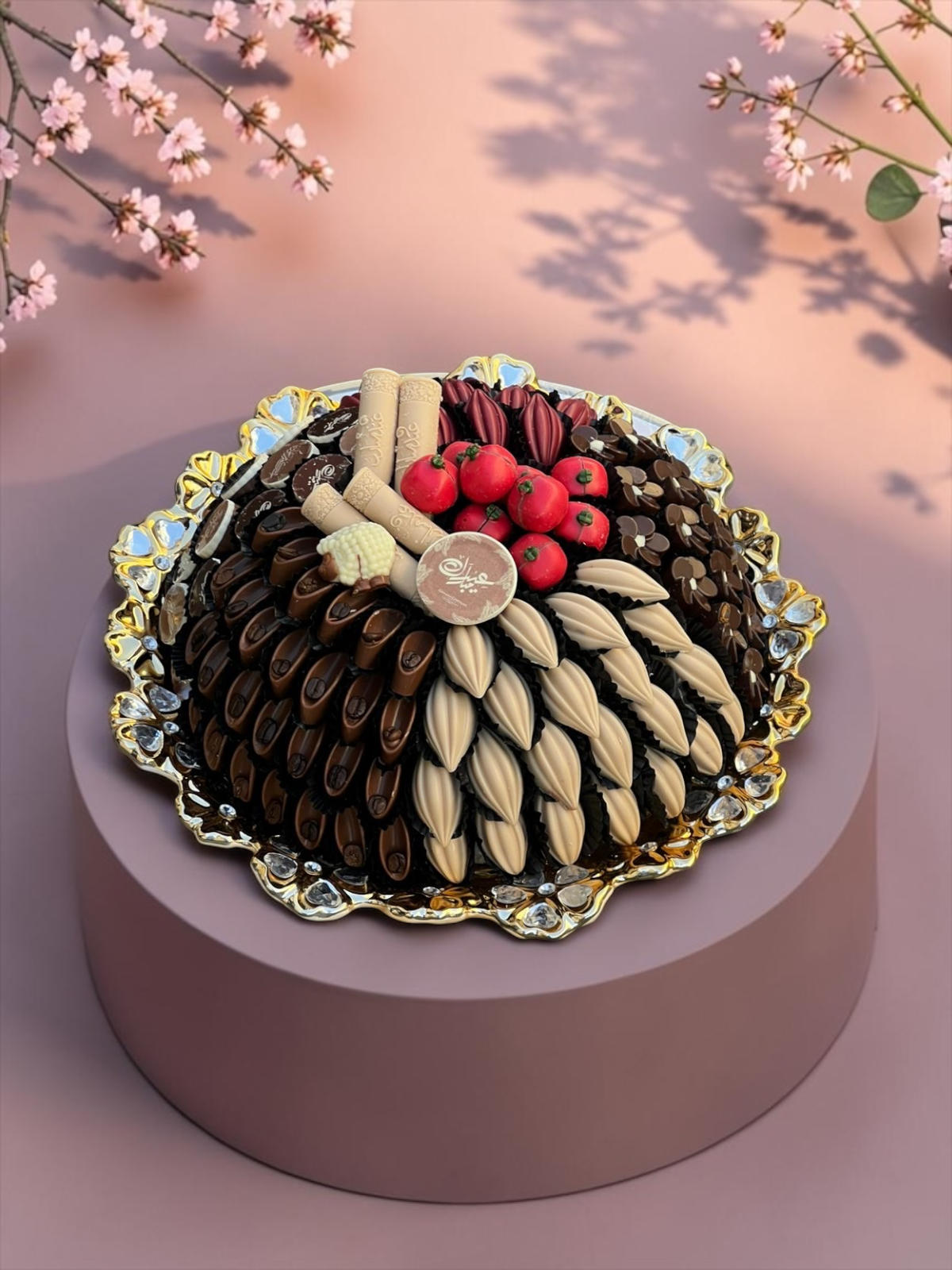 Ceramic Platter with Assorted Chocolate | EO153