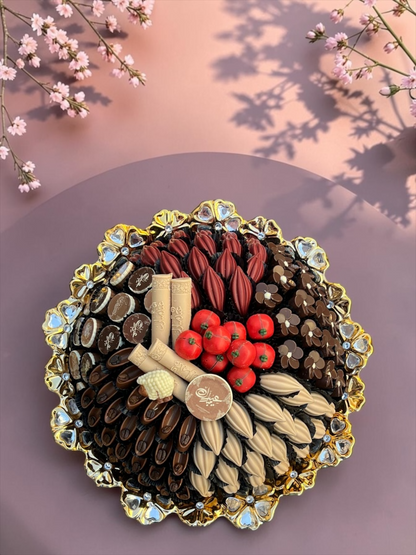 Ceramic Platter with Assorted Chocolate | EO153