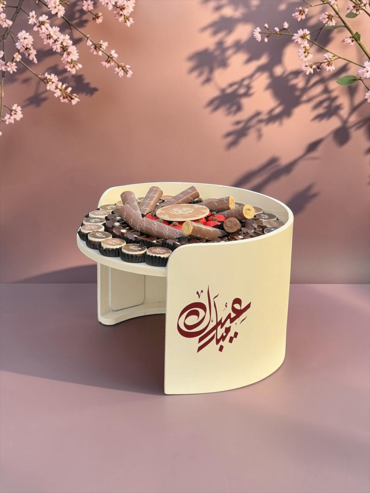 Wooden Stand with Assorted Chocolate | EO150