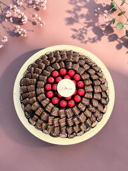 Leather Platter – Chocolate-Dipped Croissant | EO147