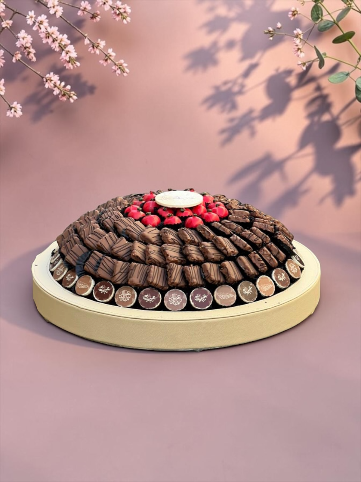 Leather Platter – Chocolate-Dipped Croissant | EO147