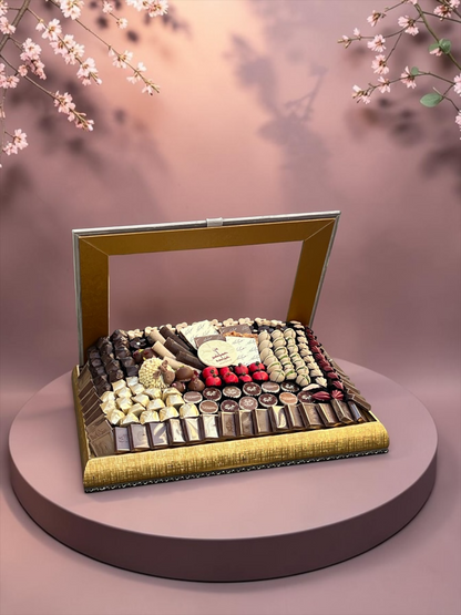 Large Wooden Box – Premium Chocolate Collection | EO146