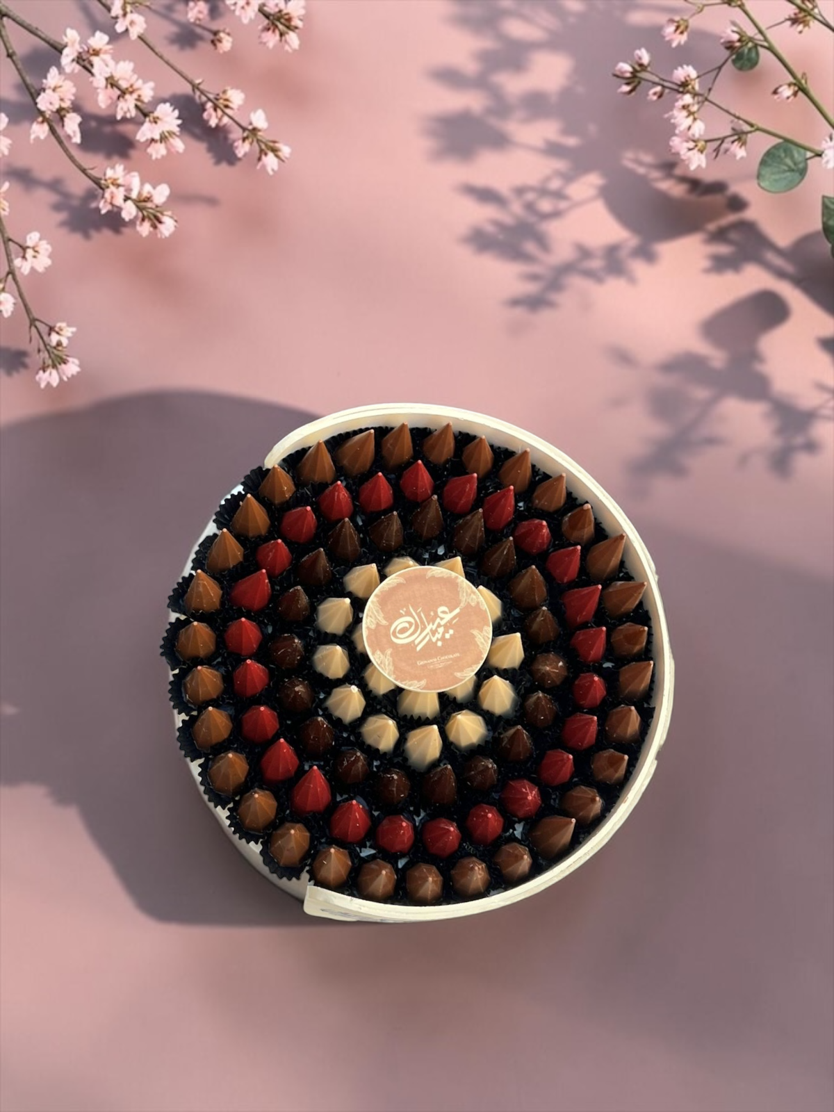 Wooden Stand with Chocolate Cones | EO145