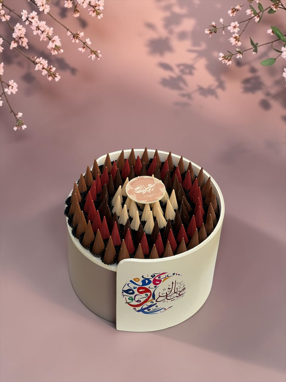 Wooden Stand with Chocolate Cones | EO145