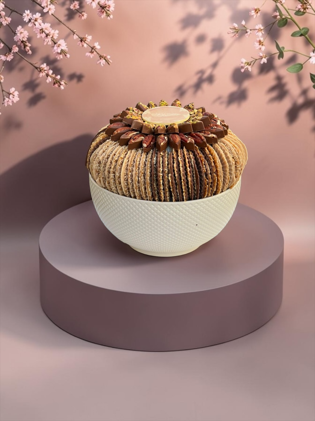 Ceramic Platter – Sesame Fan Croquant | EO141