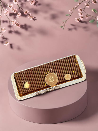Stainless Steel Platter with Chocolate Sticks | EO135