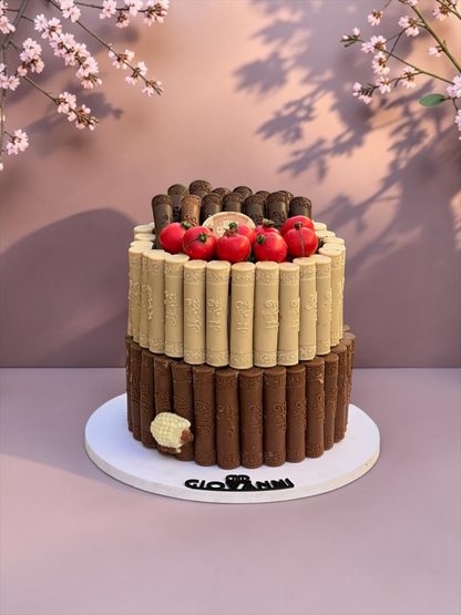 Cigar Pyramid Engraved – Luxury Chocolate Stand | EO134