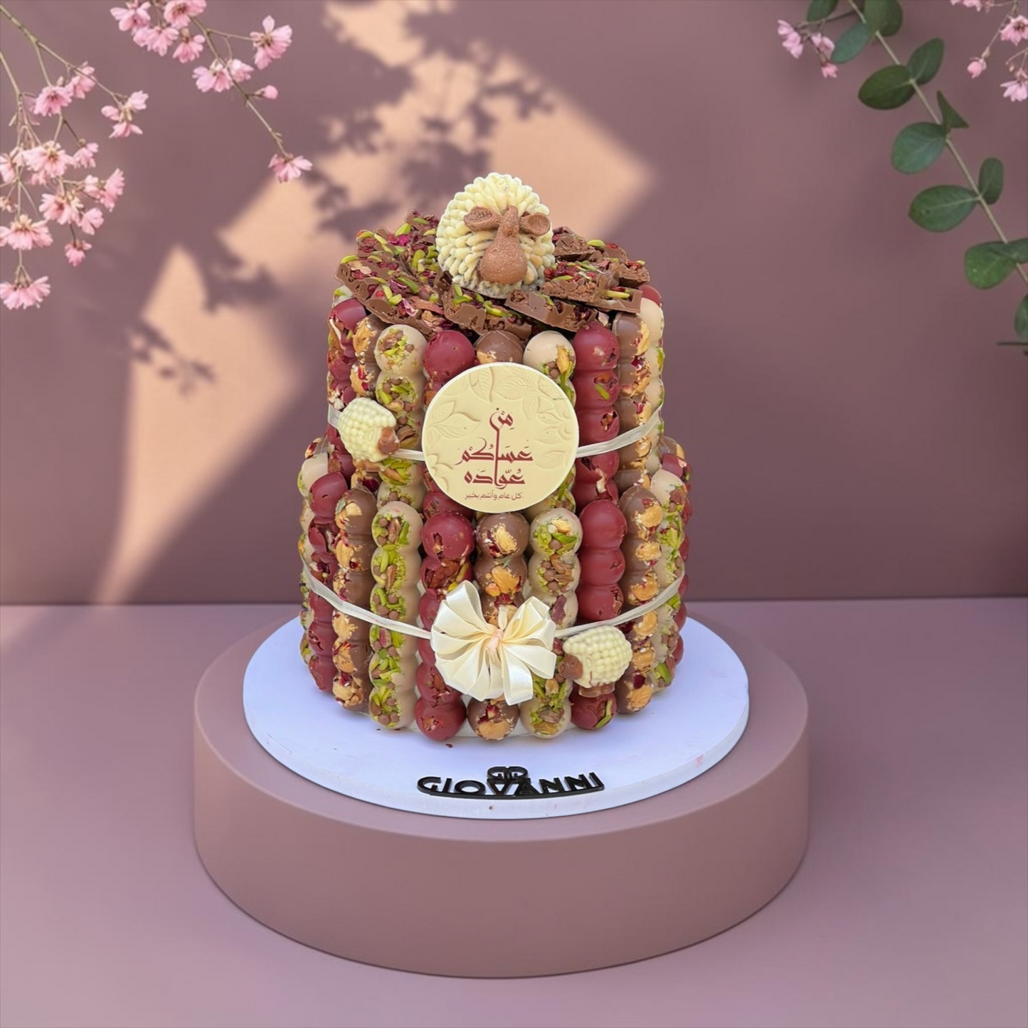Giovanni Luxury Chocolate Bar Pyramid with Nuts | E174