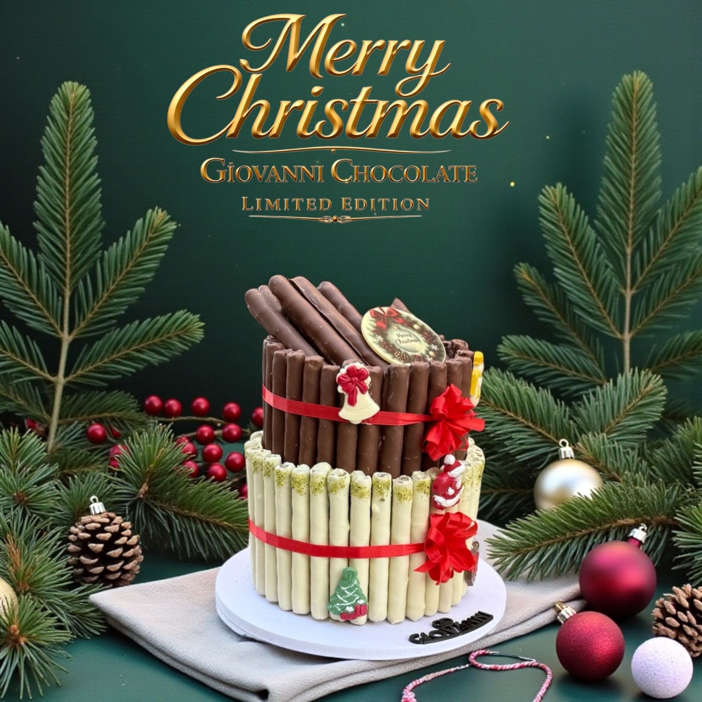 Fine Fair Chocolate Pyramid – Christmas Inspired