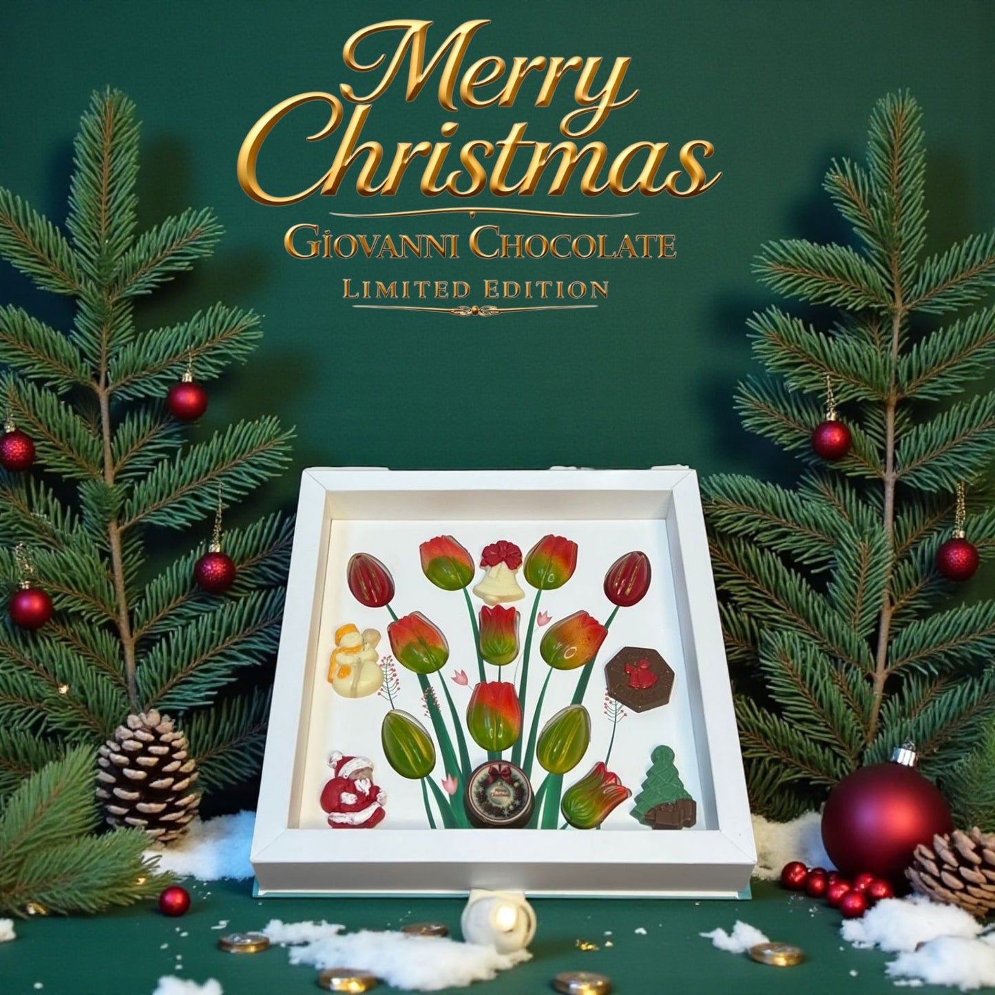 Luxury Tulip Chocolate Box